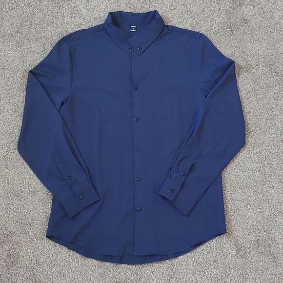 Like New Shein Size Medium Long Sleeve Button Down Collared Shirt - Picture 3 of 8
